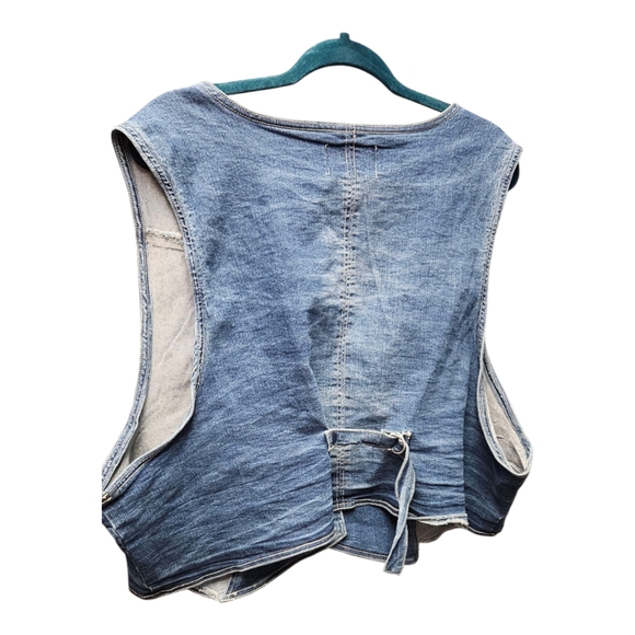 Wallflower Women's Blue Denim Tank Top - Picture 2 of 3